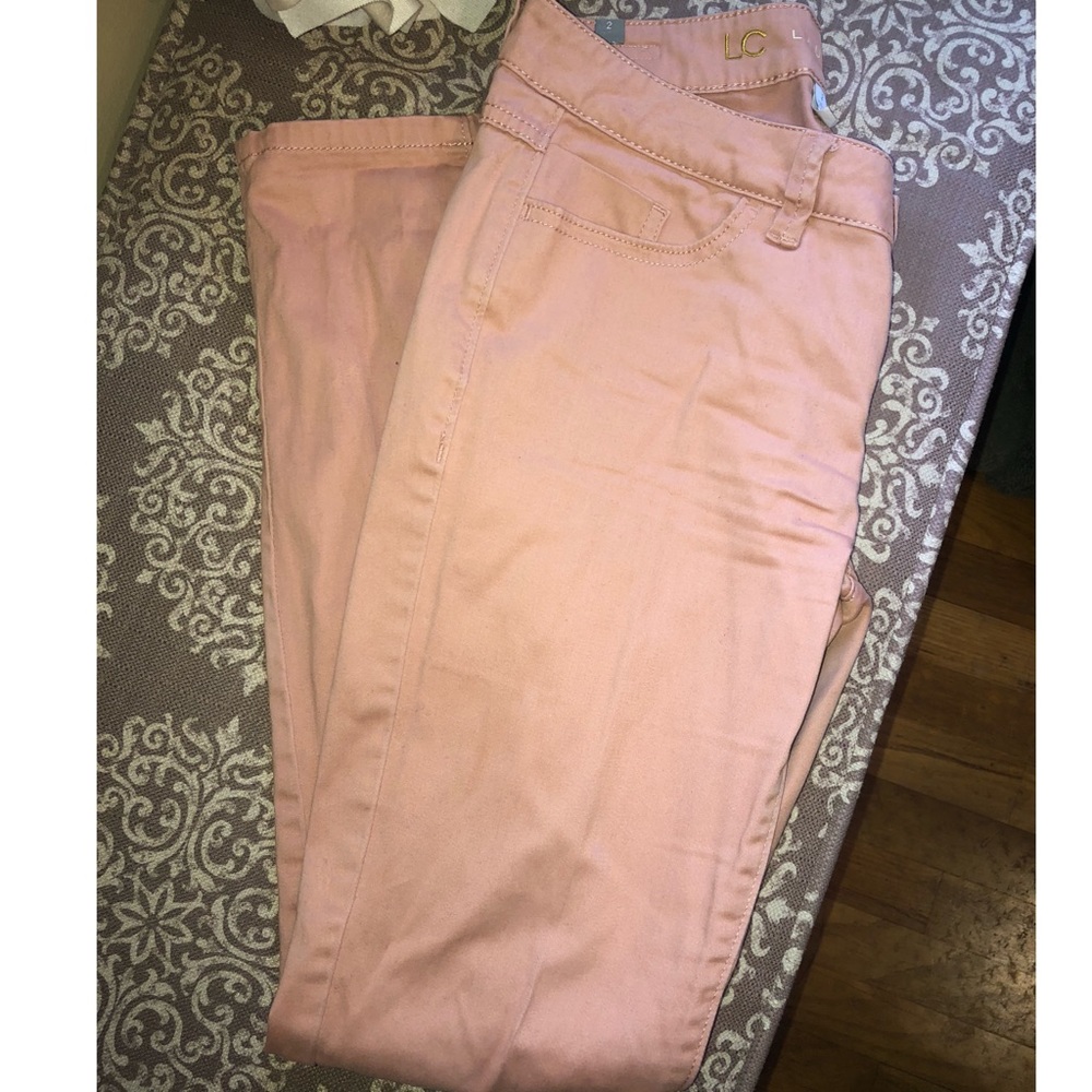LC Lauren Conrad Salmon Skinny Jeans